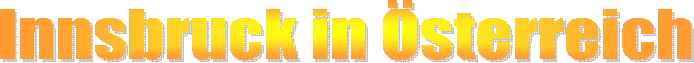 Innsbruck in �sterreich